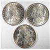 Image 1 : 3 - BU 1921 MORGAN DOLLARS