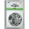Image 1 : 1987 AMERICAN SILVER EAGLE, PCSS PERFECT GEM BU