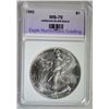 Image 1 : 1992 AMERICAN SILVER EAGLE, ENG PERFECT GEM BU