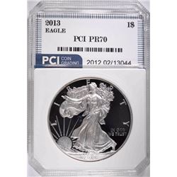2013 AMERICAN SILVER EAGLE PCI PERFECT GEM PROOF