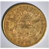 Image 2 : 1872-S $20.00 GOLD LIBERTY, XF/AU SCARCE DATE