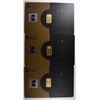 Image 1 : 3-KARATBARS 1 GRAM 999.9 GOLD BARS