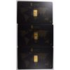Image 2 : 3-KARATBARS 1 GRAM 999.9 GOLD BARS