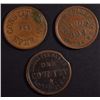 Image 1 : (3) 1863 CIVIL WAR TOKENS FROM N.Y.