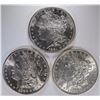Image 1 : 1881-S, 1886, & 1887 MORGAN DOLLARS, CH BU