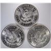Image 2 : 1881-S, 1886, & 1887 MORGAN DOLLARS, CH BU