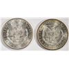 Image 2 : 2 1884-O MORGAN DOLLARS BU