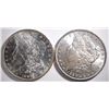 Image 1 : (2) 1886 MORGAN SILVER DOLLARS, CHOICE BU