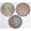 Image 1 : 1922, 1922-D, 1924-S PEACE DOLLARS