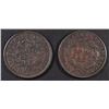 Image 2 : 1835 VF & 1804 FINE HALF CENTS