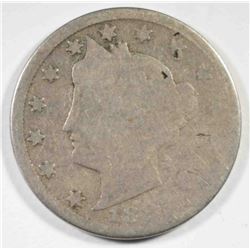 1885 LIBERTY V NICKEL AG  KEY DATE