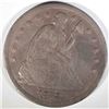 Image 1 : 1872 SEATED LIBERTY DOLLAR XF-AU NICE