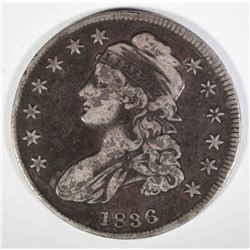 1836 CAPPED BUST HALF DOLLAR  VF