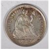 Image 1 : 1867-S HALF DIME CH BU RARE DATE