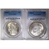 Image 1 : 2 1898-O MORGAN DOLLARS PCGS MS63