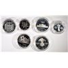 Image 2 : 4- Silver Commemorative Silver Dollars