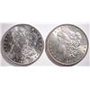 Image 1 : 1884 & 1886 MORGAN SILVER DOLLARS, CH BU