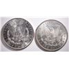 Image 2 : 1884 & 1886 MORGAN SILVER DOLLARS, CH BU