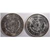 Image 2 : 1887 & 1889 MORGAN DOLLARS CH BU