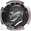 Image 2 : 1976-S SILVER EISENHOWER DOLLAR, NGC PF-67 CAMEO