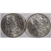 Image 1 : 1886 & 1889 BU MORGAN DOLLARS