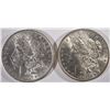 Image 1 : 1886 & 1897 BU MORGAN DOLLARS