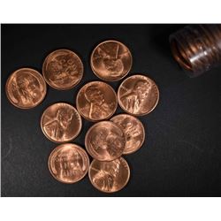 BU ROLL OF 1947-S LINCOLN CENTS