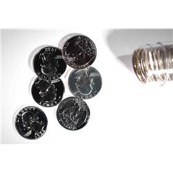 39- GEM PROOF SILVER QUARTERS, 1964 & EARLIER