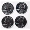 Image 2 : 39- GEM PROOF SILVER QUARTERS, 1964 & EARLIER