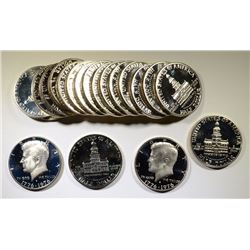 ROLL OF 1976-S BICENTENNIAL KENNEDY HALF DOLLARS