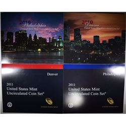 2010 & 2011 U.S. Mint Uncirculated Sets