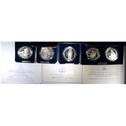 4-Silver Commemorative Sets