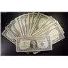 Image 1 : 25- $1.00 SILVER CERTIFICATES -CIRCS