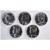 Image 2 : BU ROLLS OF 1967 SMS KENNEDY HALF DOLLARS