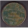 Image 3 : 3-CIVIL WAR STORE CARD TOKENS-ALL FROM N.Y.