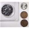 Image 2 : COIN LOT INCLUDING HALF DOLLAR, DIME, & CENTS