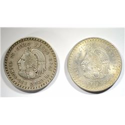 2- 1948 MEXICO 5 PESOS