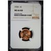 Image 1 : 1934 LINCOLN CENT NGC MS66 RD