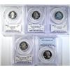 Image 1 : PCGS GRADED WASHINGTON QUARTERS ALL PR69 DCAM