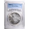 Image 1 : 1890-CC MORGAN SILVER DOLLAR, PCGS MS-63
