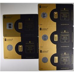 5-KARATBAR 1 GRAM 999.9 GOLD BARS-ORIG PACKAGING