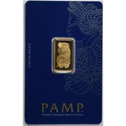PAMP SUISSE 5 GRAM 999.9 GOLD BAR ORG PACKAGING