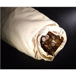 BAG OF 5000 LOOSE MIXED DATE WHEAT CENTS, CIRCS