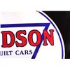 Image 13 : RARE Original Hudson Double Sided Porcelain Sign