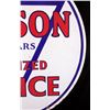 Image 8 : RARE Original Hudson Double Sided Porcelain Sign