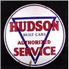Image 9 : RARE Original Hudson Double Sided Porcelain Sign
