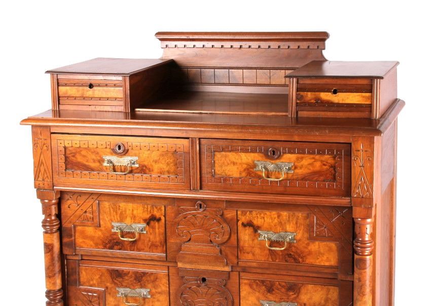 Antique Eastlake Gentleman's Dresser c.1875