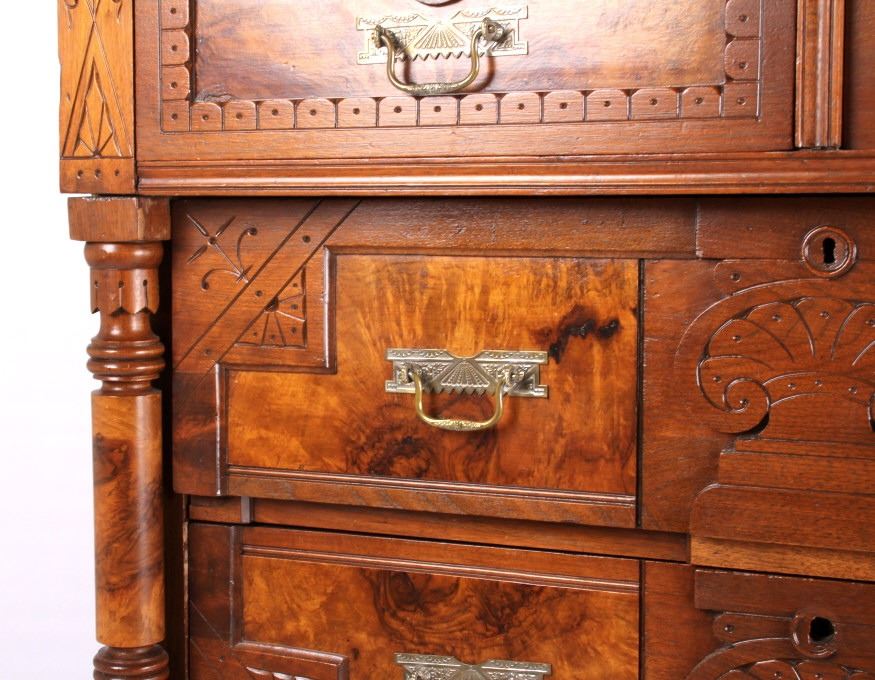 Antique Eastlake Gentleman's Dresser c.1875