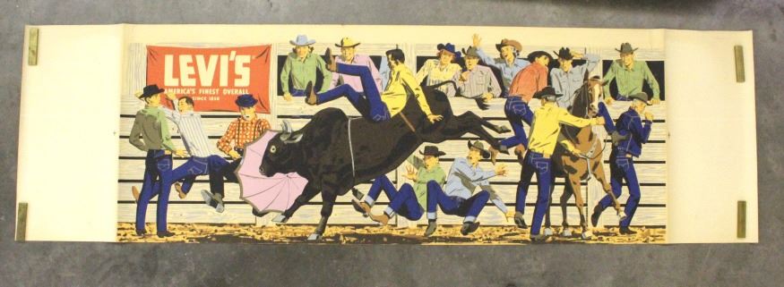 Levi's Jeans Rodeo Advertising Banner