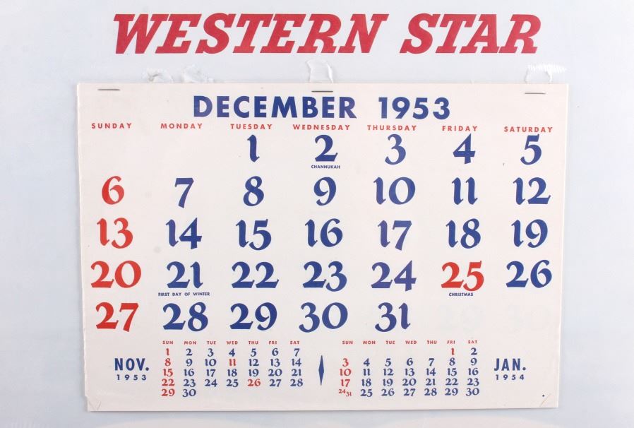 1954 Great Northern Railway Calendar